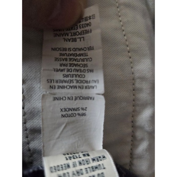 LL Bean Favorite Fit Women's Gray Cargo Pants Size 4 Regular EUC - Picture 11 of 12